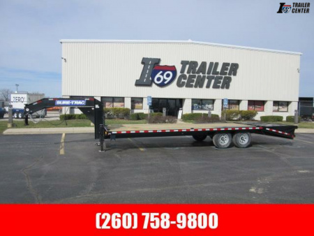 New 2025 Sure-Trac 8.5 x 20+5 Heavy Duty Low Profile Gooseneck Beavertail Deckover Trailer  15K