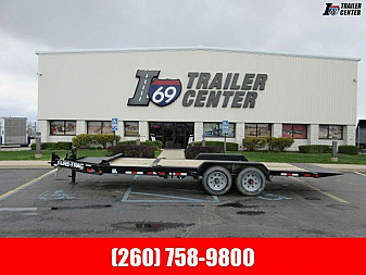 Used 2024 Sure-Trac 7x20 (16+4) STBTE82164-BP-220 Tilt Trailer