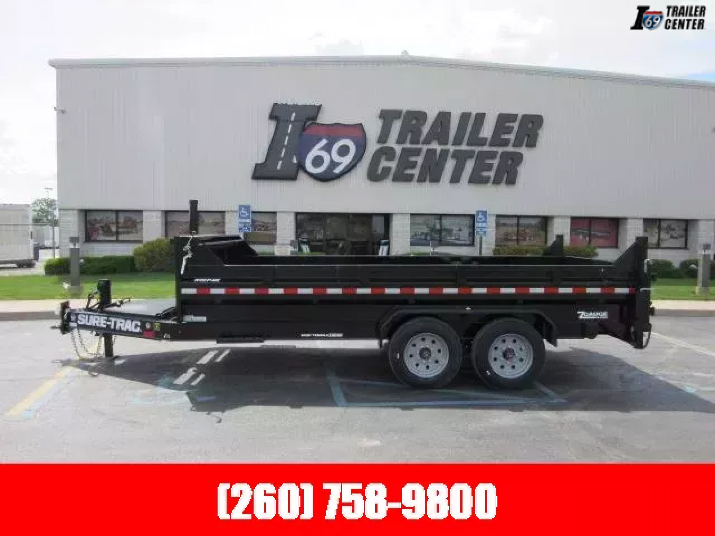 New 2025 Sure-Trac 7 x 16 Pro Series Telescopic Dump  17.6K