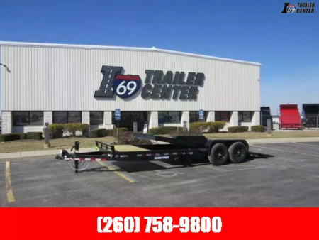 New 2025 Sure-Trac 7 x 18+4 Tilt Bed Equipment Trailer  14K