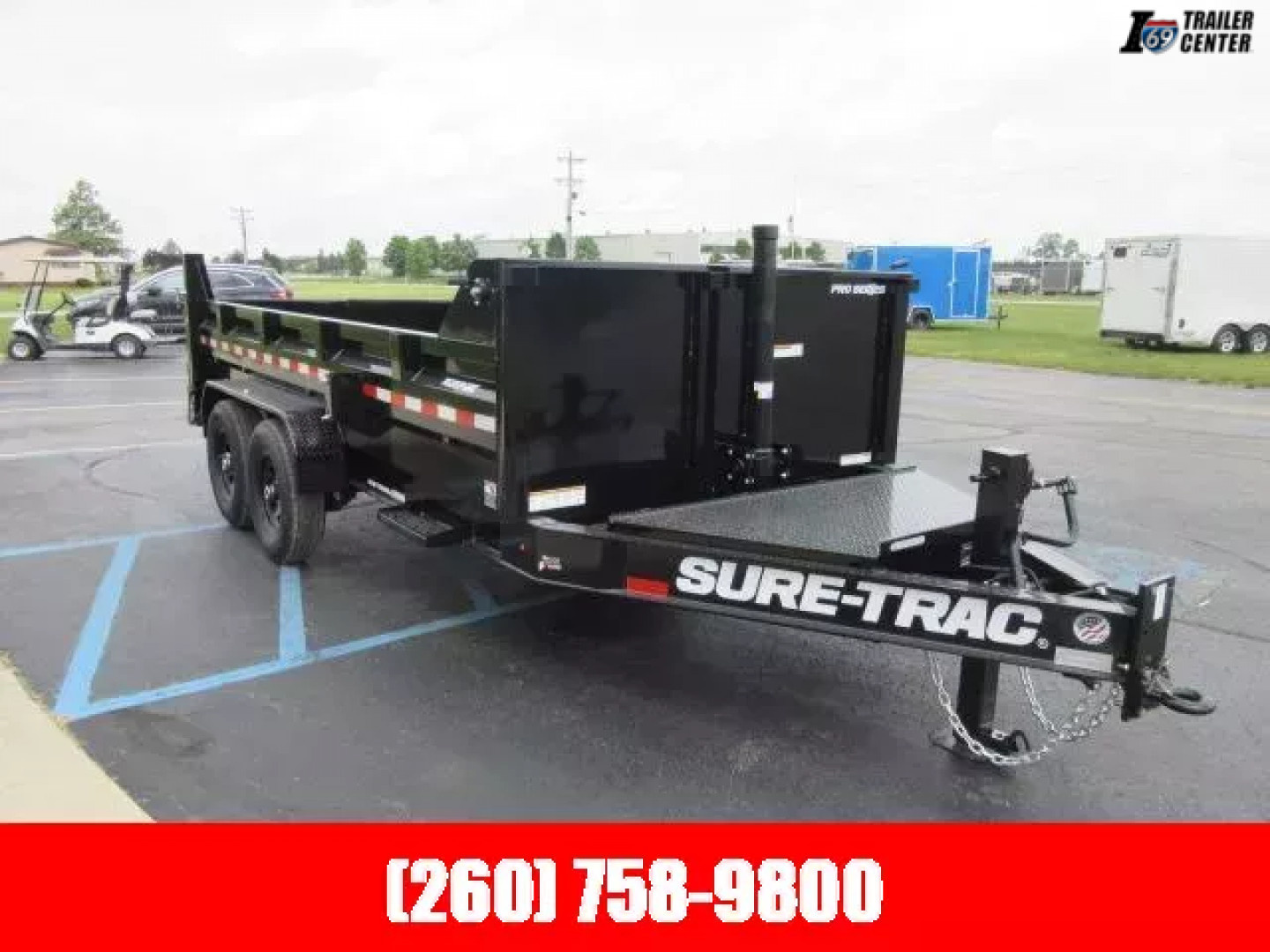 New 2025 Sure-Trac 7 X 14 Pro Series Telescopic Dump  15.4K