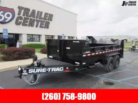 New 2025 Sure-Trac 7 X 14 Pro Series Telescopic Dump  15.4K