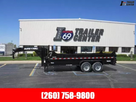 New 2025 Sure-Trac 7 x 16 Pro Series Telescopic Dump Gooseneck  17.6K