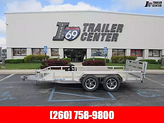 Used 2021 Sure-Trac 7x14 Aluminum ST8214TAT-A-070 Utility Trailer