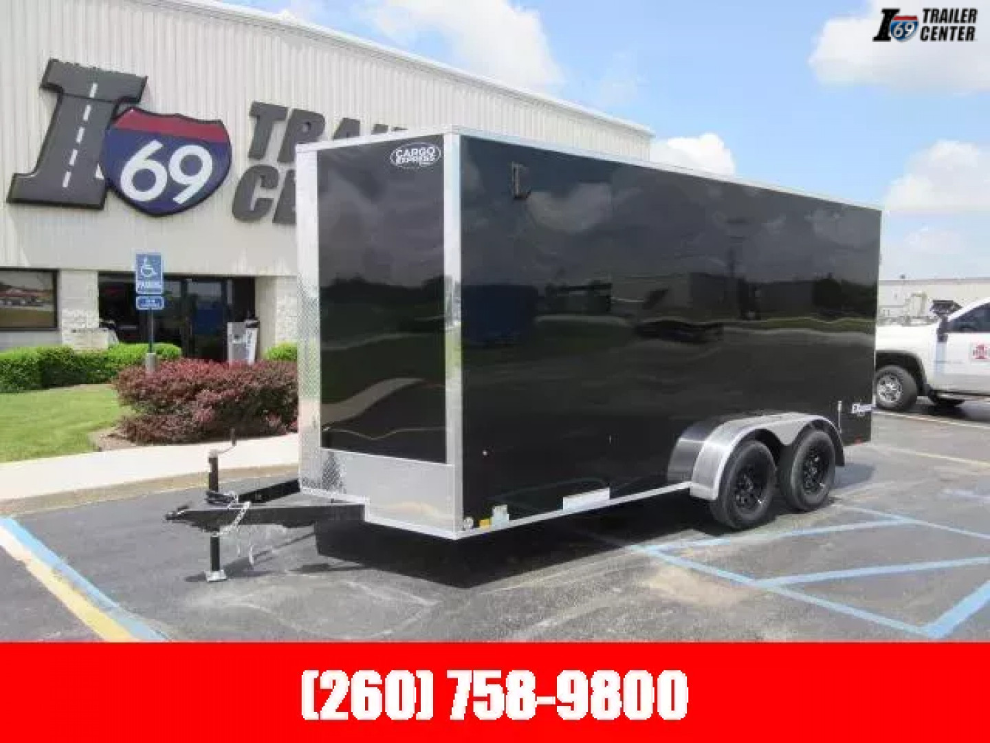 New 2025 Cargo Express 7x16 KE-DX8416-070 Cargo / Enclosed Trailer / 6-inch Additional Height / Rear Double Doors