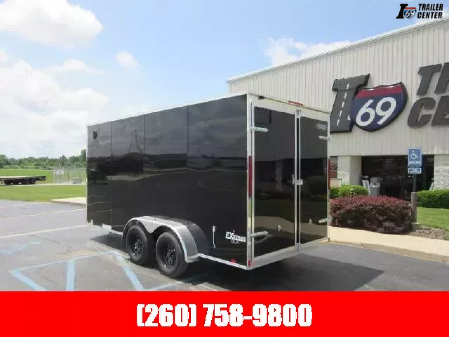 New 2025 Cargo Express 7x16 KE-DX8416-070 Cargo / Enclosed Trailer / 6-inch Additional Height / Rear Double Doors
