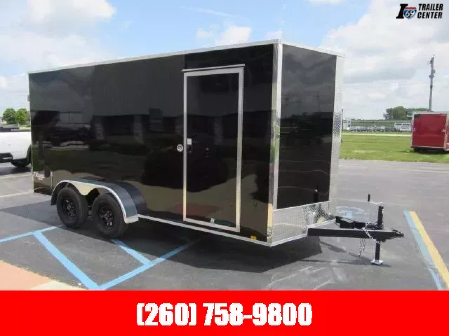 New 2025 Cargo Express 7x16 KE-DX8416-070 Cargo / Enclosed Trailer / 6-inch Additional Height / Rear Double Doors