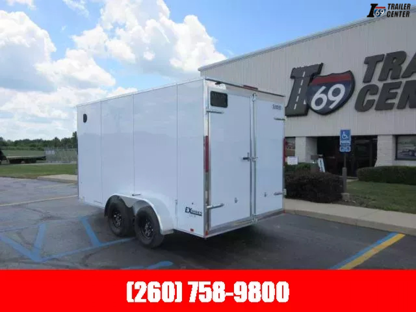 New 2026 Cargo Express 7x14 KE-DX8414-070 Cargo / Enclosed Trailer / 6-inch Additional Height / Rear Double Doors