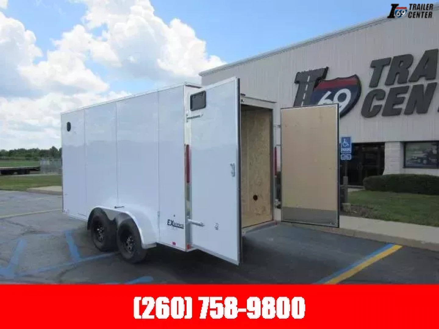 New 2026 Cargo Express 7x14 KE-DX8414-070 Cargo / Enclosed Trailer / 6-inch Additional Height / Rear Double Doors
