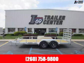 New 2025 Sure-Trac 7 X 16 Aluminum Tube Top 7K Tandem / Spare Tire