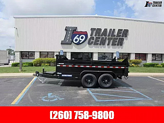 New 2025 Sure-Trac 82 IN x 12 HD Low Profile Dump Trailer  12K Telescopic