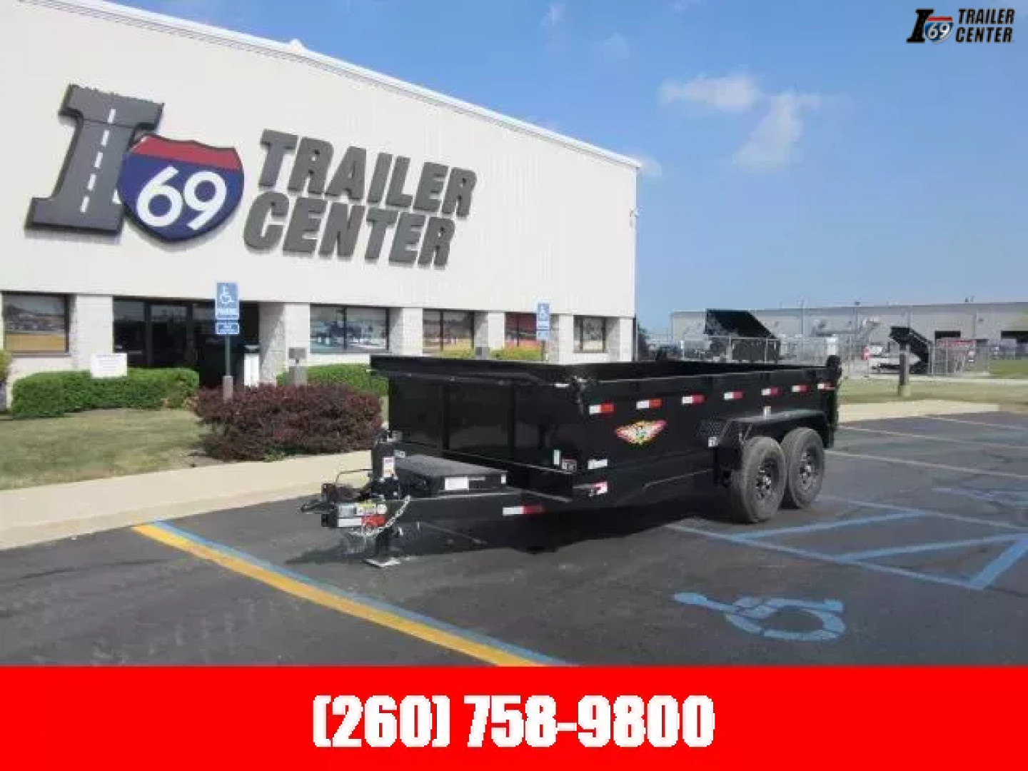 New 2025 H and H Trailer 7 X 14 H8314DBW-B-140 Dump Trailer