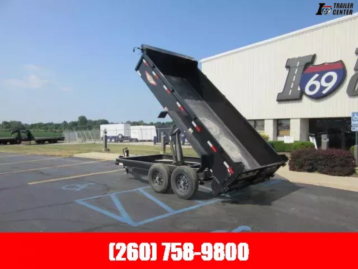 New 2025 H and H Trailer 7 X 14 H8314DBW-B-140 Dump Trailer