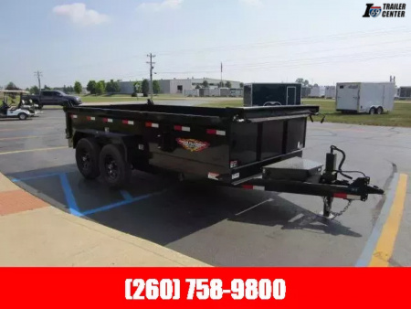 New 2025 H and H Trailer 7 X 14 H8314DBW-B-140 Dump Trailer
