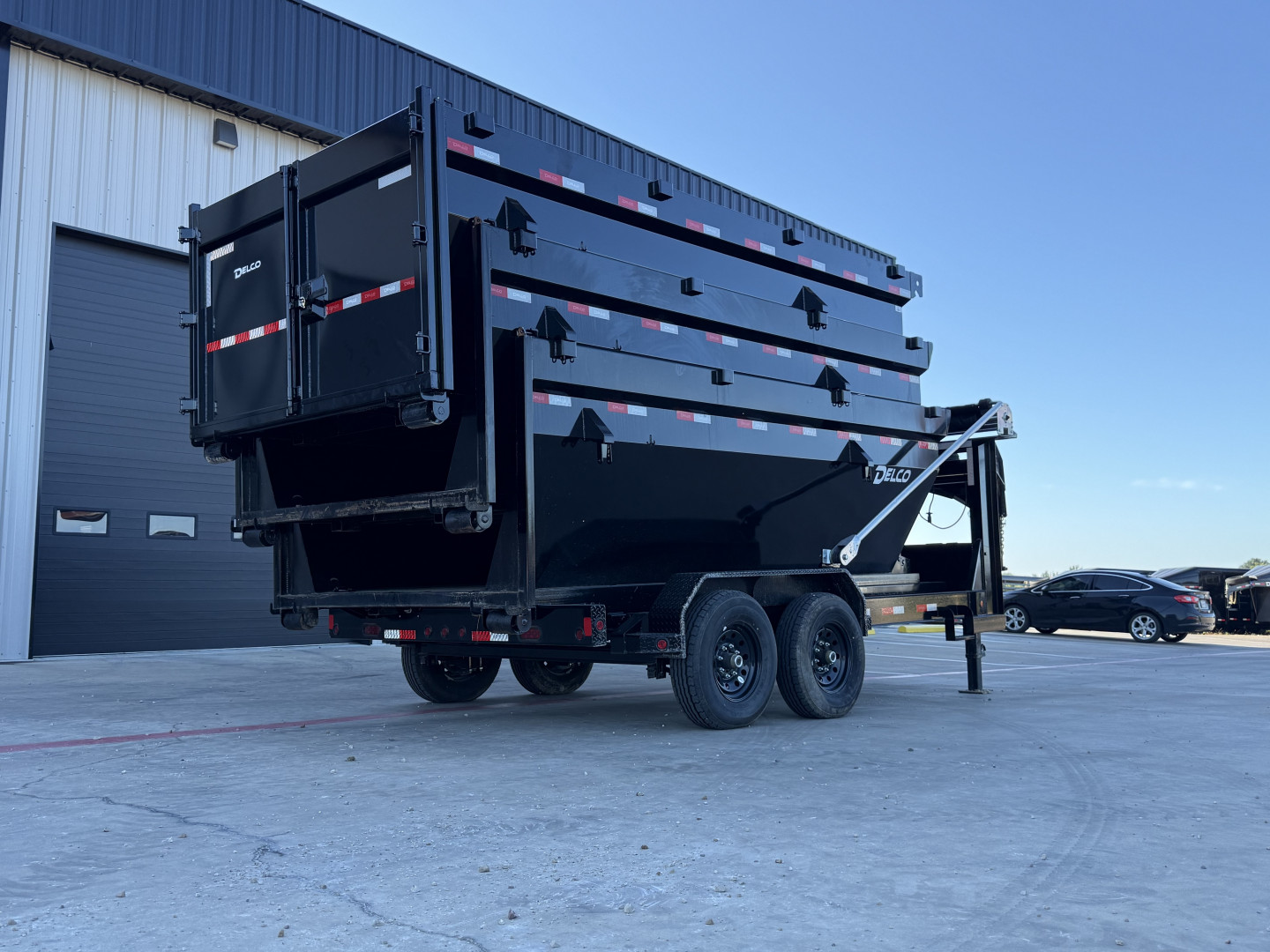 New 2025 Delco Trailers R314 83x14 Dump Roll Offs w/ 3 Bins 14k GVWR