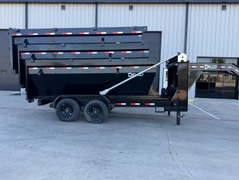 New 2025 Delco Trailers R314 83x14 Dump Roll Offs w/ 3 Bins 14k GVWR