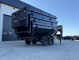 New 2025 Delco Trailers R314 83x14 Dump Roll Offs w/ 3 Bins 14k GVWR