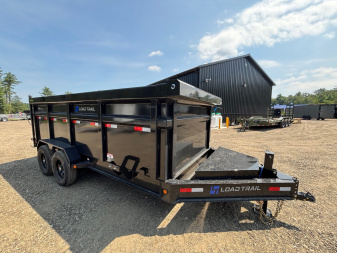 New 2026 Load Trail 7x16 Dump Trailer-HD/ 4' High Side/ 10  I beam frame/Tarp kit & Ramps - 14k GVW