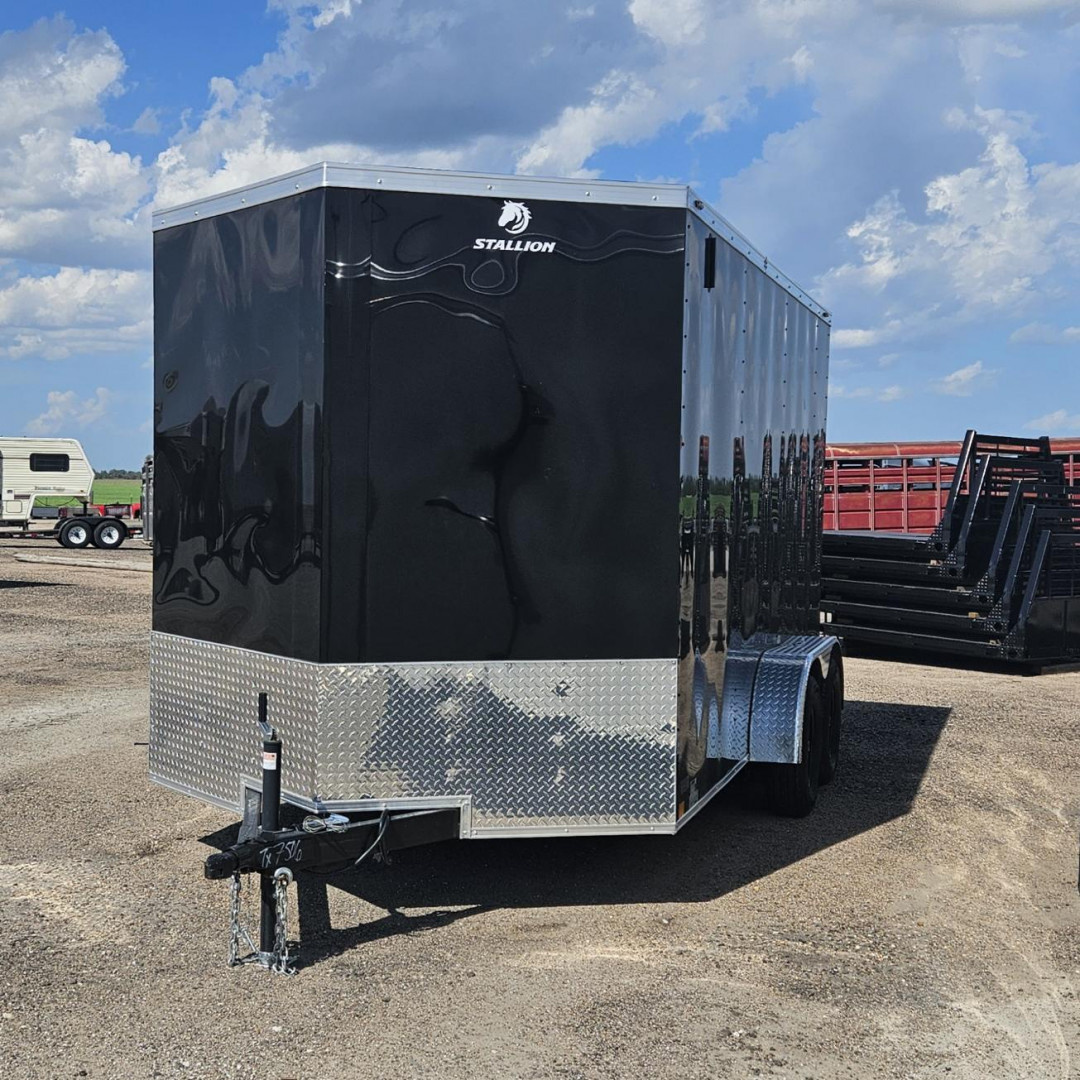 New 2025 STALLION MANUFACTURING LLC 7' x 14' Cargo / Enclosed Trailer