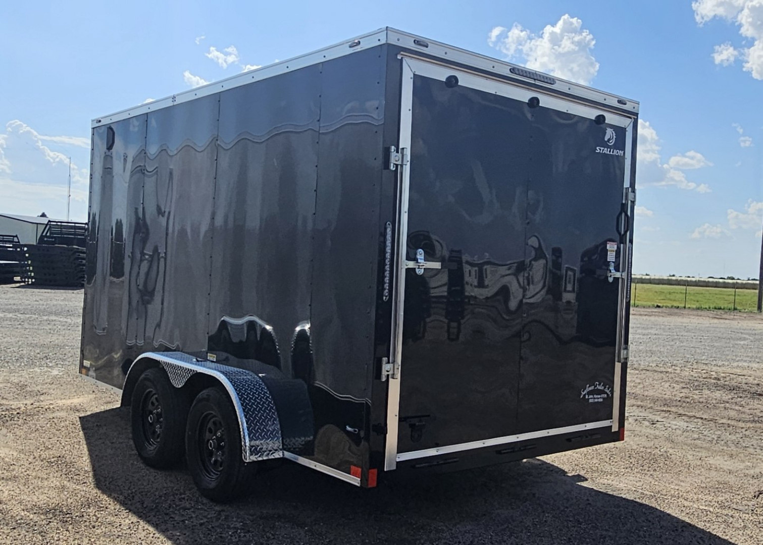 New 2025 STALLION MANUFACTURING LLC 7' x 14' Cargo / Enclosed Trailer