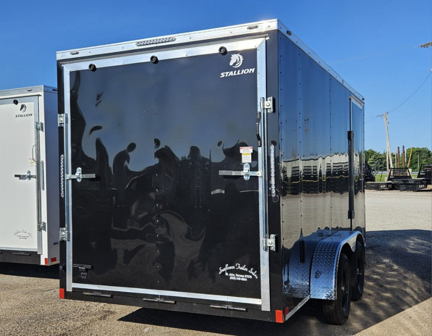 New 2025 STALLION MANUFACTURING LLC 7' x 14' Cargo / Enclosed Trailer