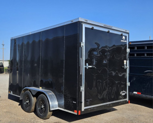 New 2025 STALLION MANUFACTURING LLC 7' x 14' Cargo / Enclosed Trailer