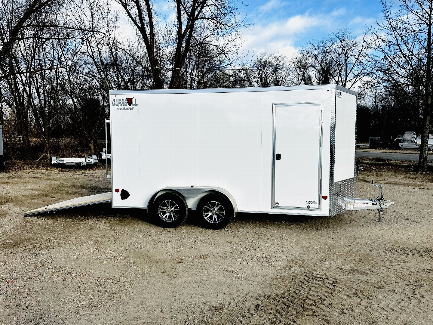 New 2026 Durabull 7x14 aluminum enclosed trailer