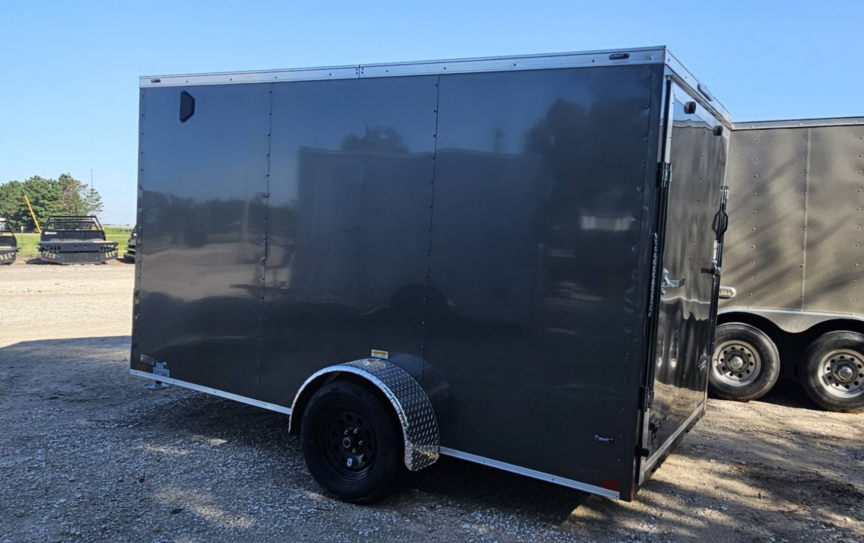 New 2025 Stallion Manufacturing LLC 6' x 12' Cargo / Enclosed Trailer