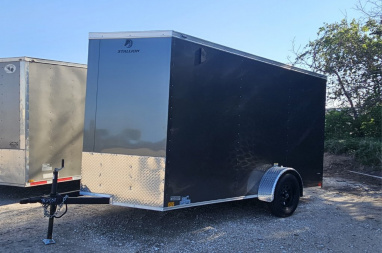 New 2025 Stallion Manufacturing LLC 6' x 12' Cargo / Enclosed Trailer