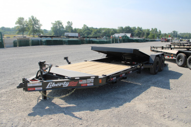 New 2025 Liberty 22' 17K GVWR TILT EQUIPMENT TRAILER 49434 Equipment Trailer