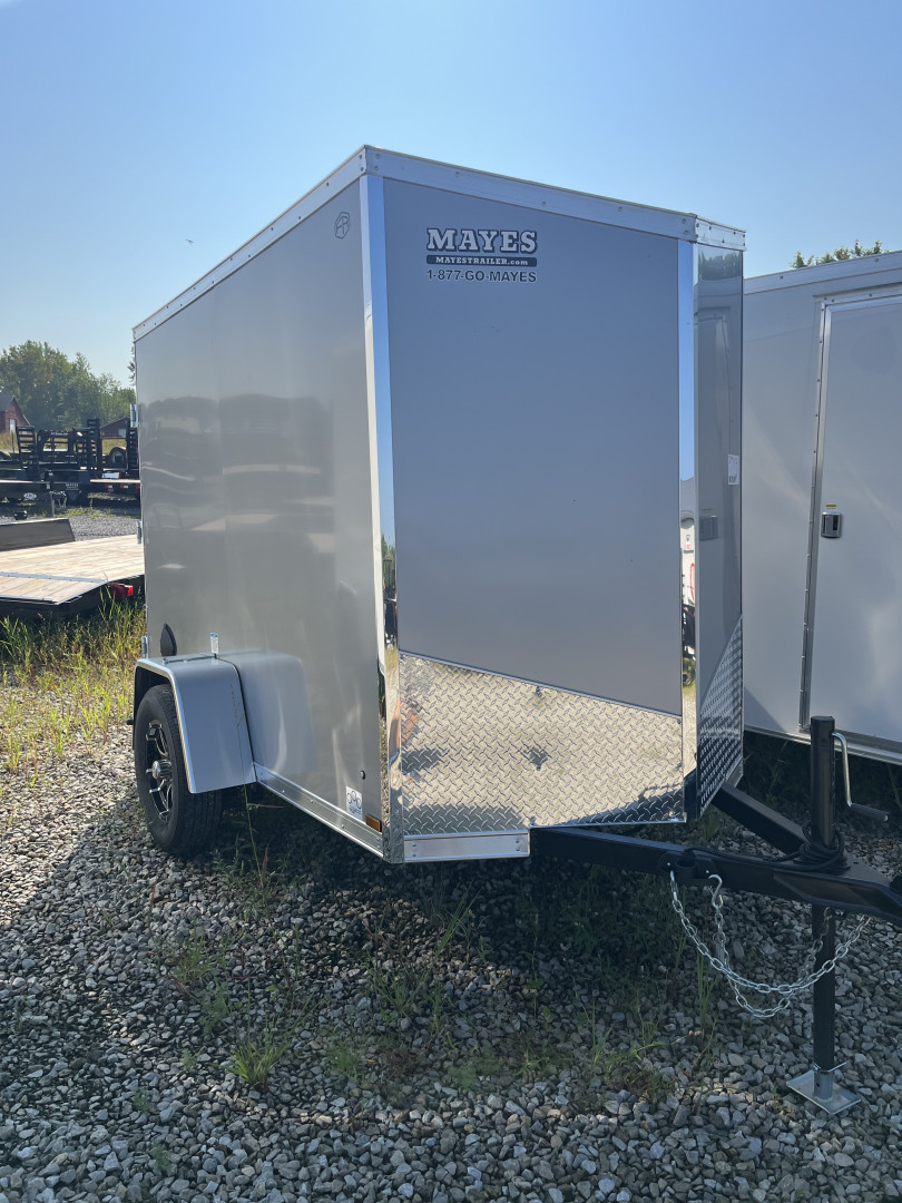 New 2026 US CARGO ENCLOSED ULAFT58SA 5X8 SA DOUBLE DOOR (GVW:2990) SILVER FROST