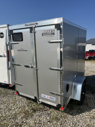 New 2026 US CARGO ENCLOSED ULAFT58SA 5X8 SA DOUBLE DOOR (GVW:2990) SILVER FROST