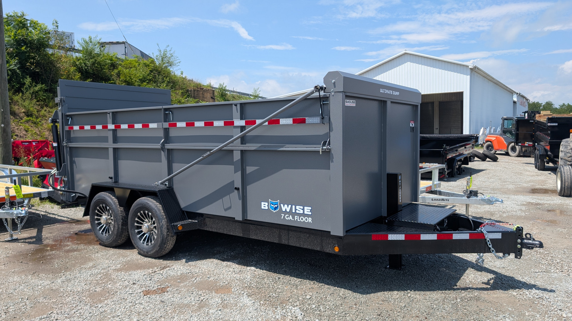 New 2026 BWise 6'10" x 16 HD Ultimate Dump Trailer w/ Hydraulic Gate (PRICE DROP!!!)