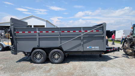 New 2026 BWise 6'10" x 16 HD Ultimate Dump Trailer w/ Hydraulic Gate (PRICE DROP!!!)