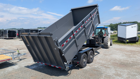 New 2026 BWise 6'10" x 16 HD Ultimate Dump Trailer w/ Hydraulic Gate (PRICE DROP!!!)