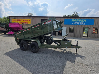 New 2025 PROSPECTOR LIGHT DUTY 6X10 7K TANDEM AXLE DUMP TRAILER WITH 2' WALLS