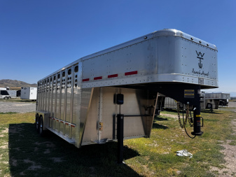 New 2026 Wilson Trailer Company 20' RANCH HAND Stock / Stock Combo Trailer