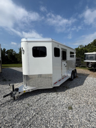 New 2025 Adam 2H Straight Load Jubilee Bumper Pull Horse Trailer