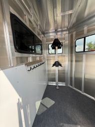 New 2025 Adam 2H Straight Load Jubilee Bumper Pull Horse Trailer