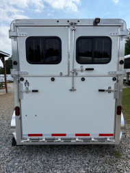 New 2026 Adam 2 Horse Straightload JuLite Bumper Pull Horse Trailer