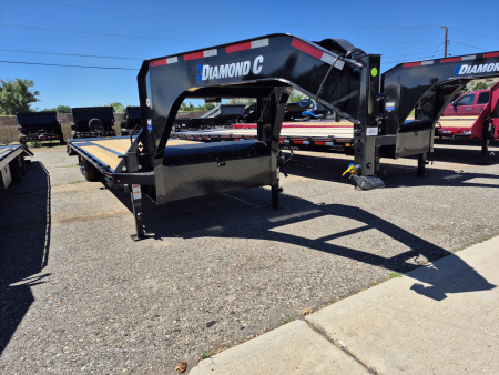 New 2025 Diamond C Gooseneck Tandem Axle Deckover/18,000 GVWR/102"x28'