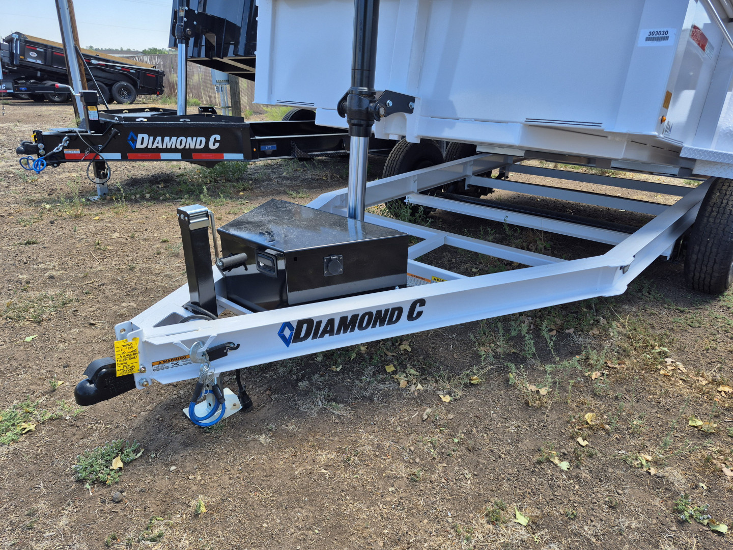 New 2025 Diamond C Tandem Axle Telescopic Dumper/9,890 GVWR/77"x12'