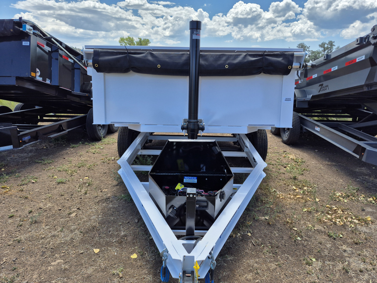 New 2025 Diamond C Tandem Axle Telescopic Dumper/9,890 GVWR/77"x12'