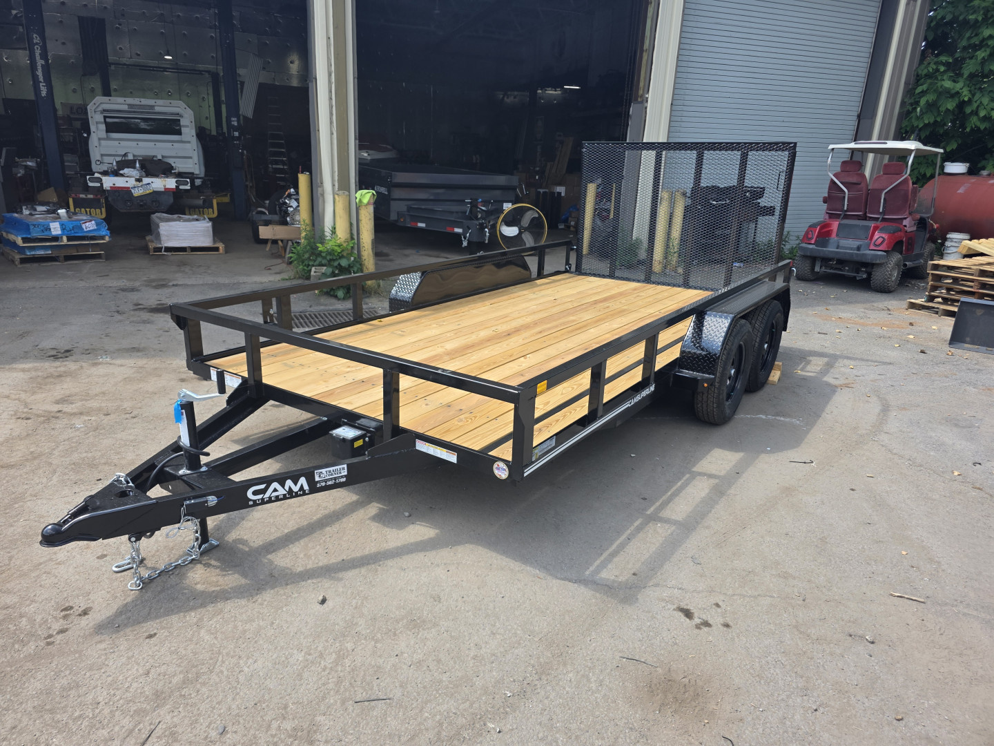 New 2025 Cam Superline 7X14 7K - TUBE TOP Utility Trailer
