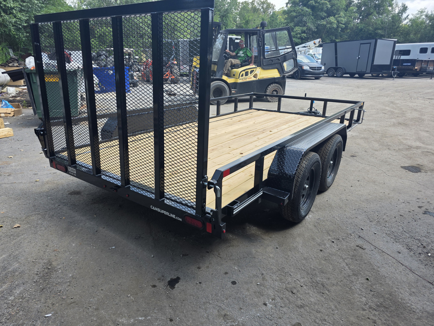 New 2025 Cam Superline 7X14 7K - TUBE TOP Utility Trailer