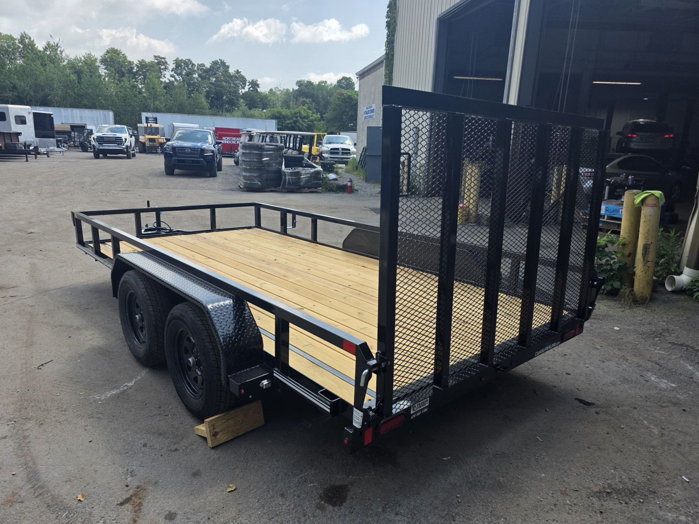 New 2025 Cam Superline 7X14 7K - TUBE TOP Utility Trailer