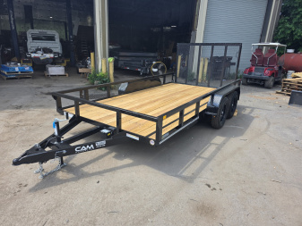New 2025 Cam Superline 7X14 7K - TUBE TOP Utility Trailer