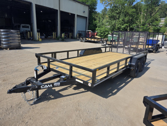 New 2025 Cam Superline 7X16 7K - TUBE TOP Utility Trailer