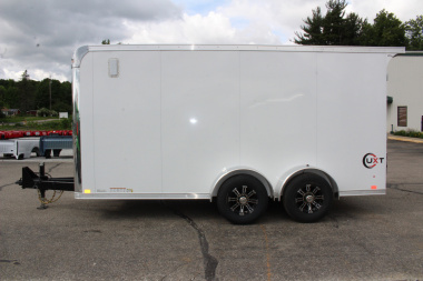 New 2025 United Trailers UXT 7' x 16' Enclosed Trailer - Rear Ramp Door - 9990# GVW