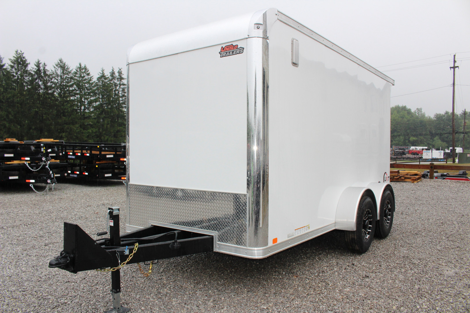 New 2025 United Trailers UXT 7' x 14' Enclosed Trailer - Rear Ramp Door - 9990# GVW